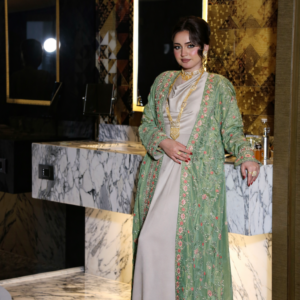Royal Kaftan - Limestone